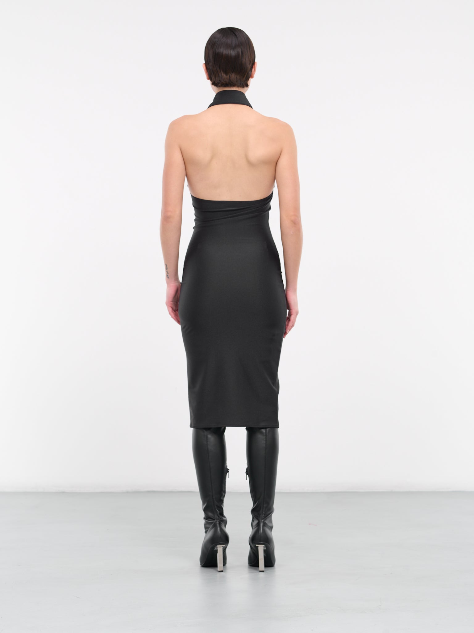 Cut-Out Midi Dress (COPJS74545-BLACK)