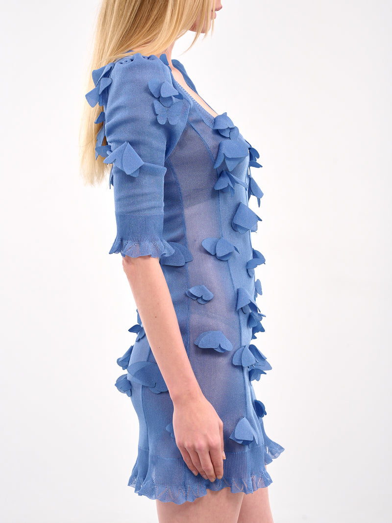 Butterfly Mini Dress (COPML143Y3015-BLUE)