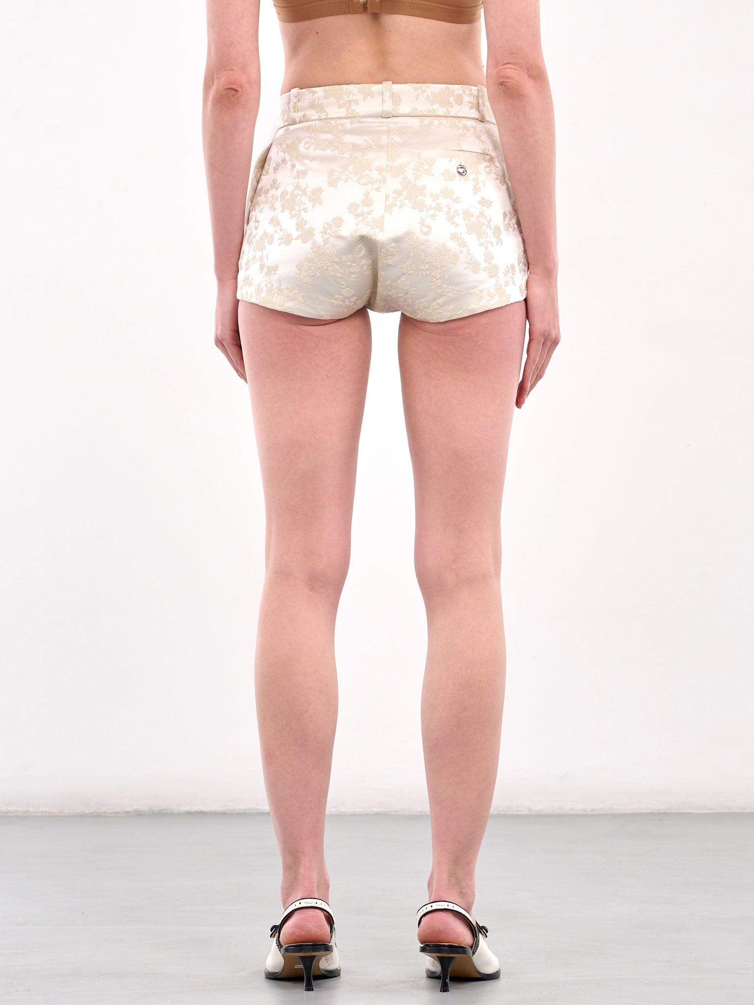 Jacquard Shorts (COPP120F2033-BEIGE)