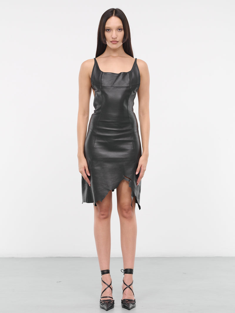 Destroyed Mini Dress (COPR80704-BLACK)