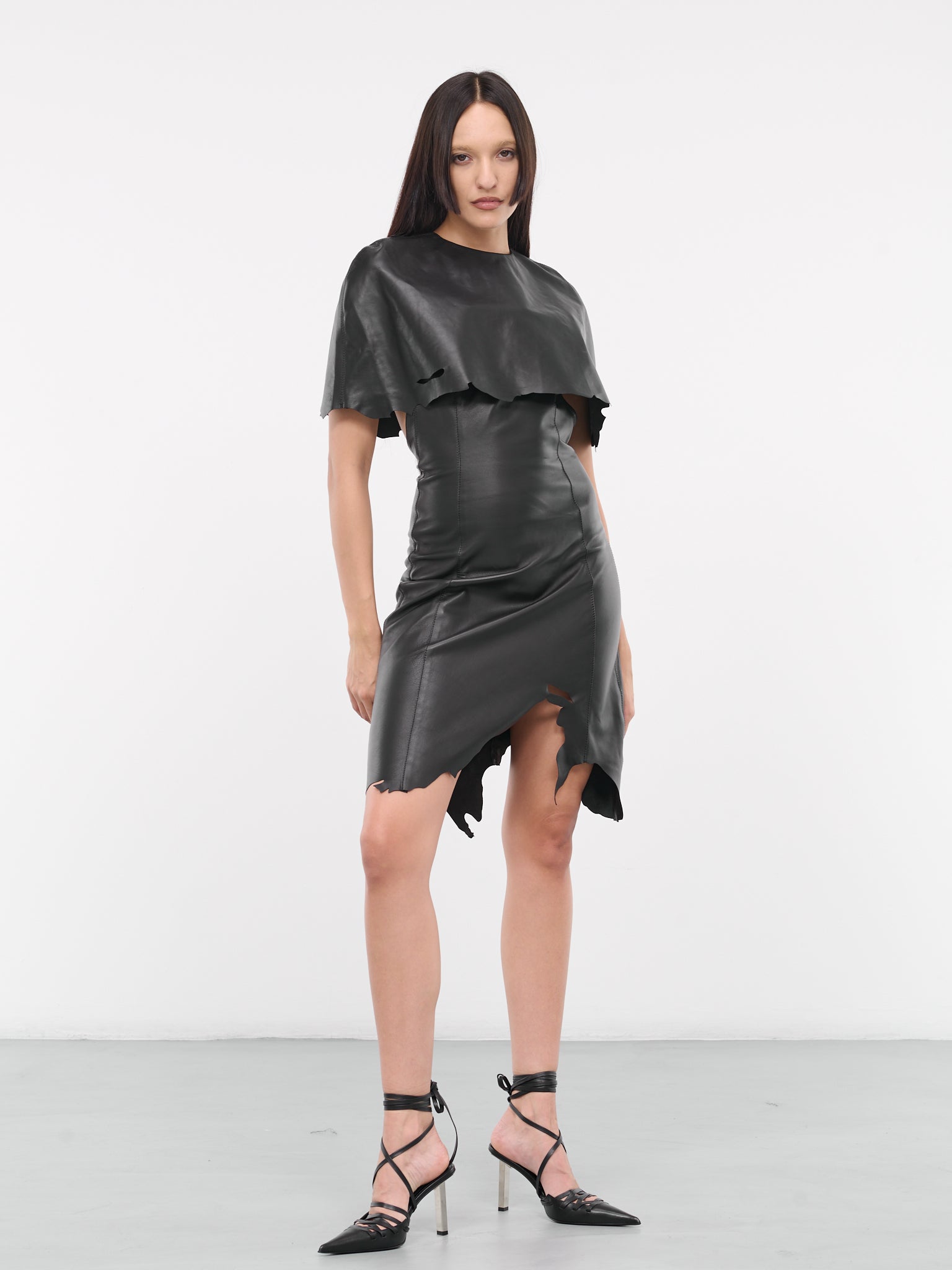 Destroyed Mini Dress (COPR80704-BLACK)