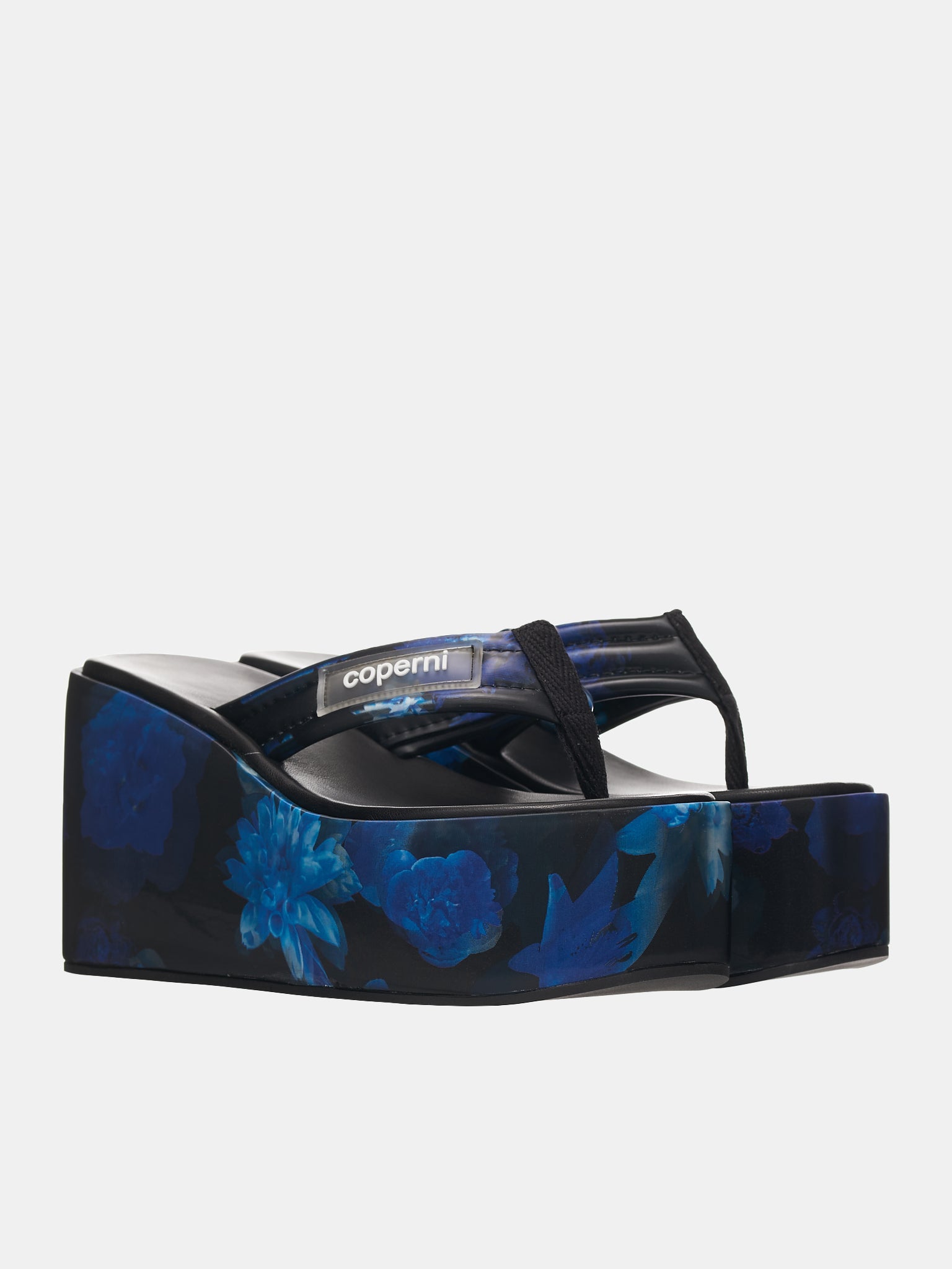 Holographic wedge deals sandals