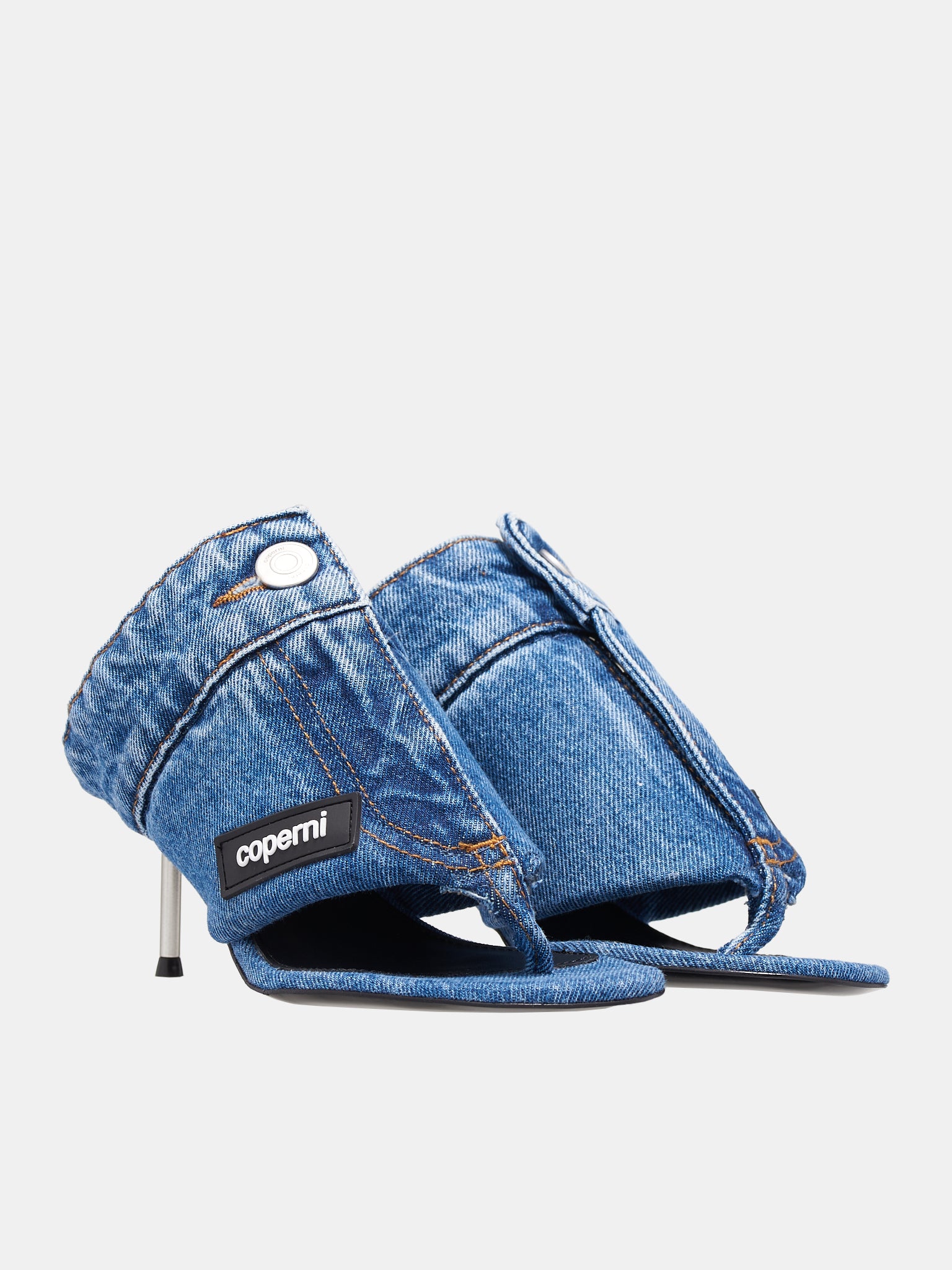 Denim Open Thong Sandal (COPSH51202-WASHED-BLUE)