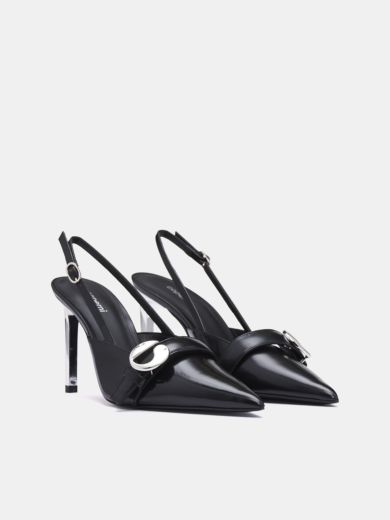 Slingback Belt Heels (COPSH82F6052-BLACK)