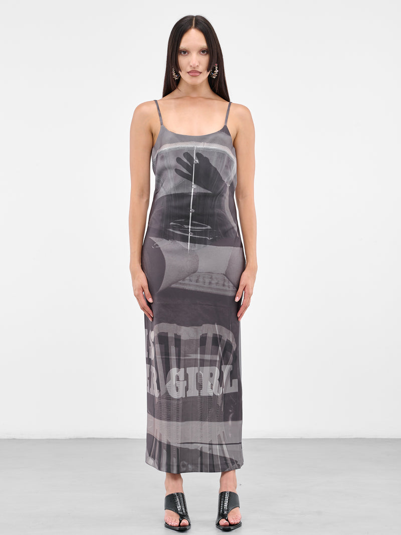 Layered Corset Dress (CORSET-ANKLE-DRESS-PRINT-MULTI)