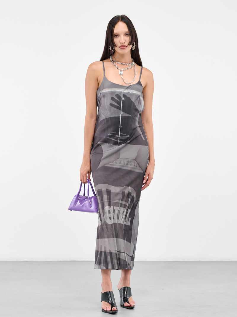 Layered Corset Dress (CORSET-ANKLE-DRESS-PRINT-MULTI)