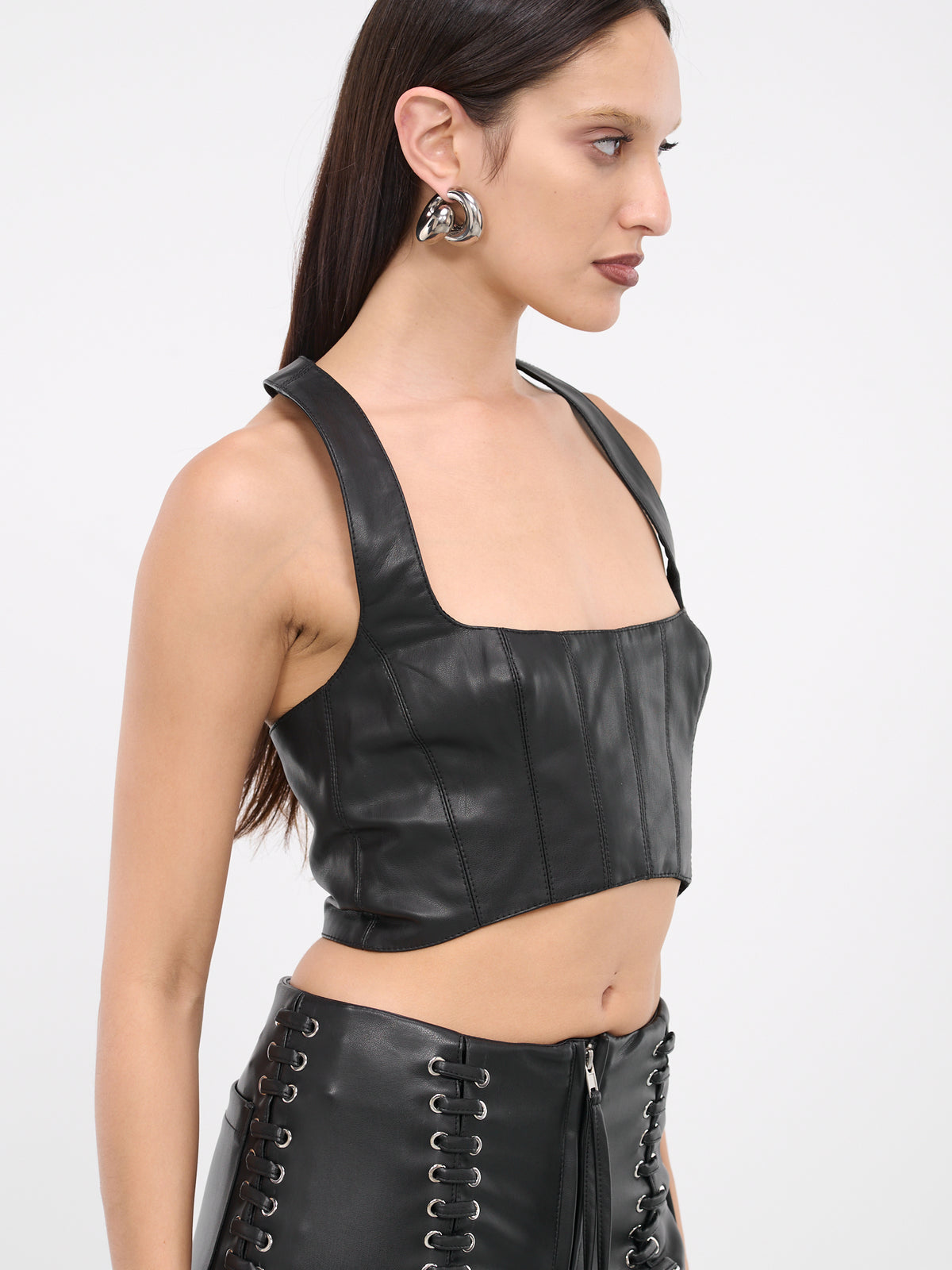 Corset Top (CORT01BL-BLACK)
