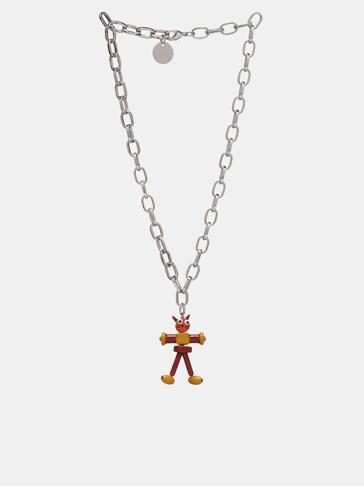 Cat Chain Necklace (COZB0096A0-M2000-AMBER)
