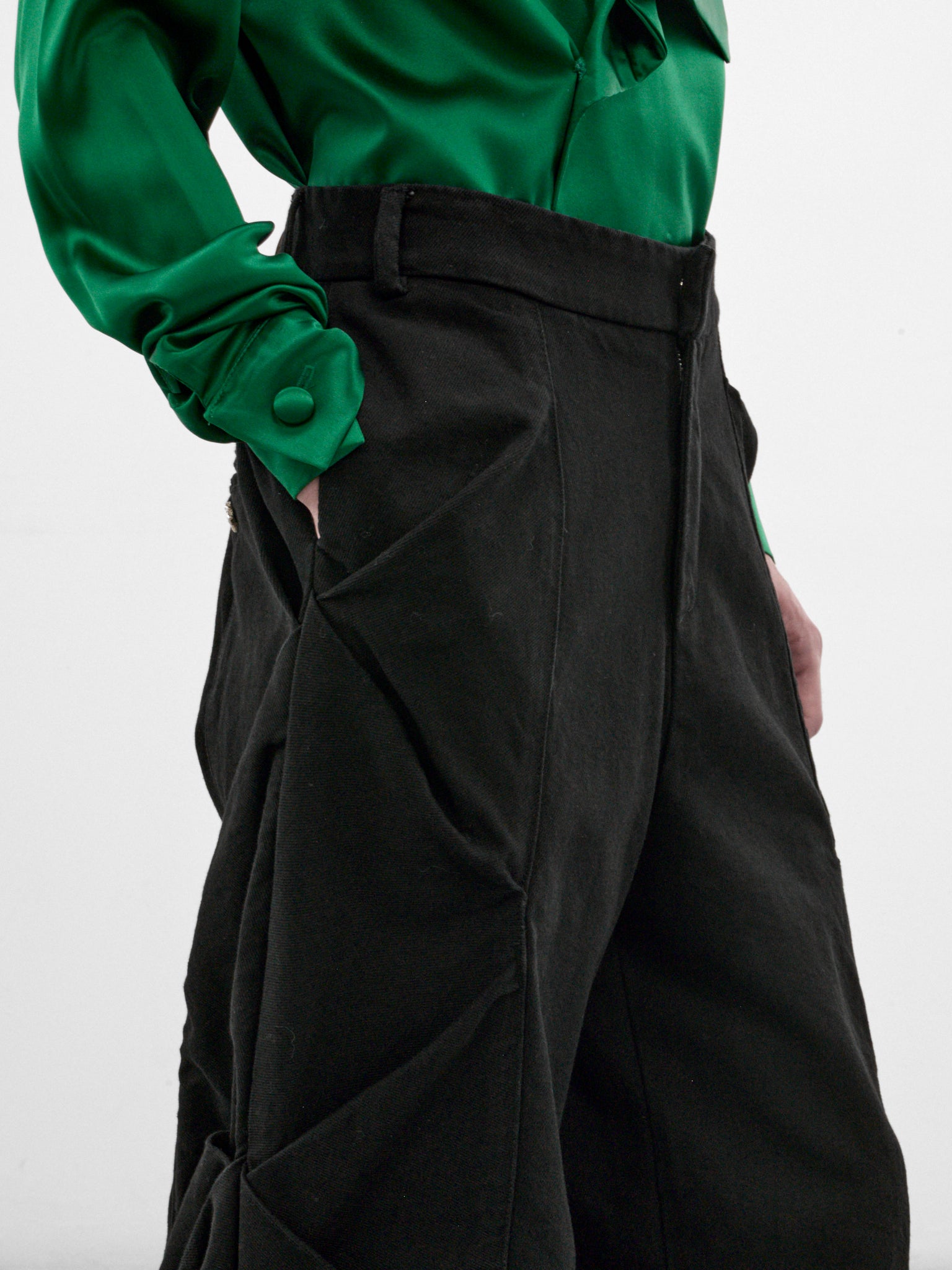 Cruces Black Denim Pants (CRUCES-PANTS-DENIM-BLACK)