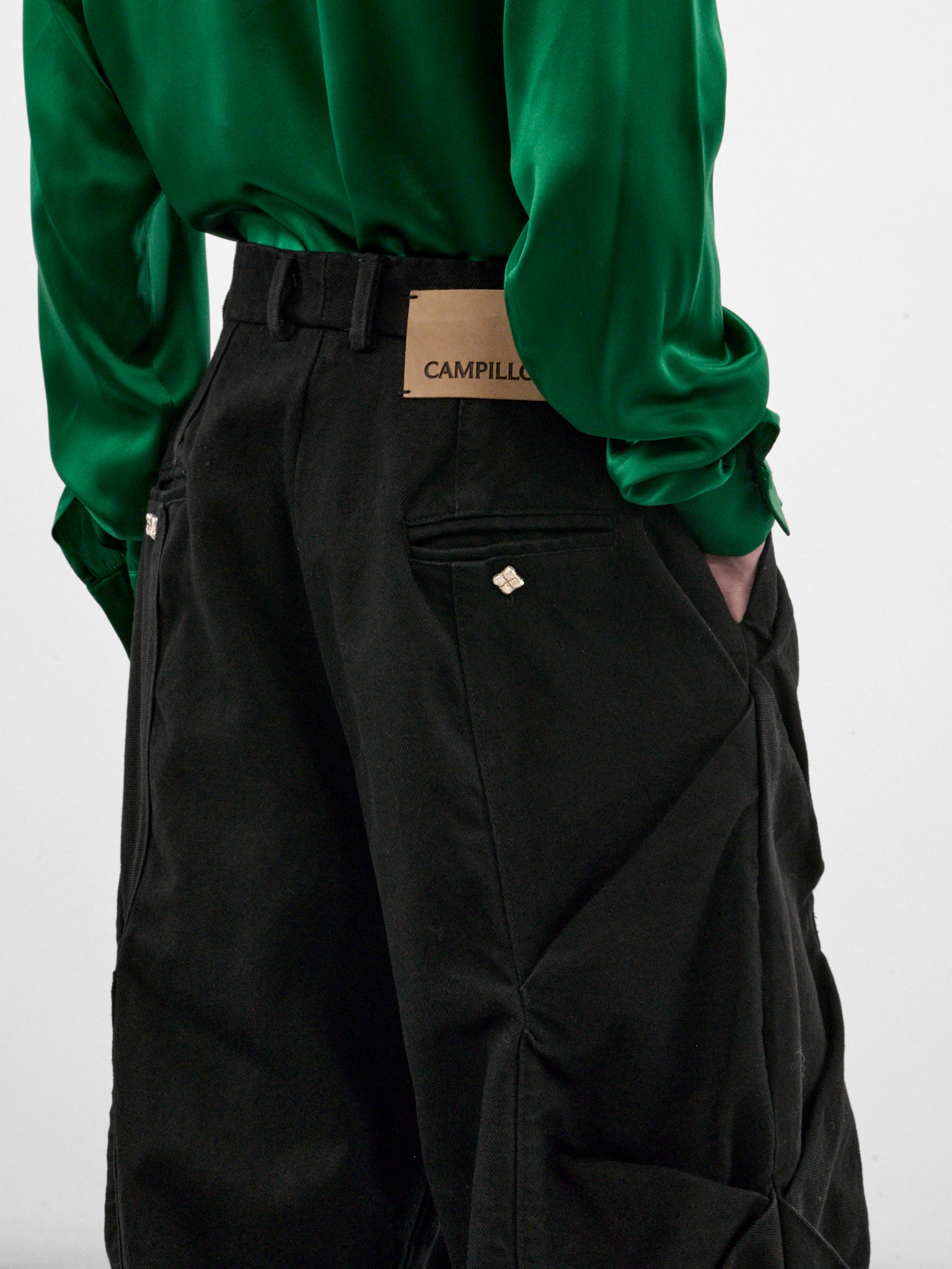 Cruces Black Denim Pants (CRUCES-PANTS-DENIM-BLACK)