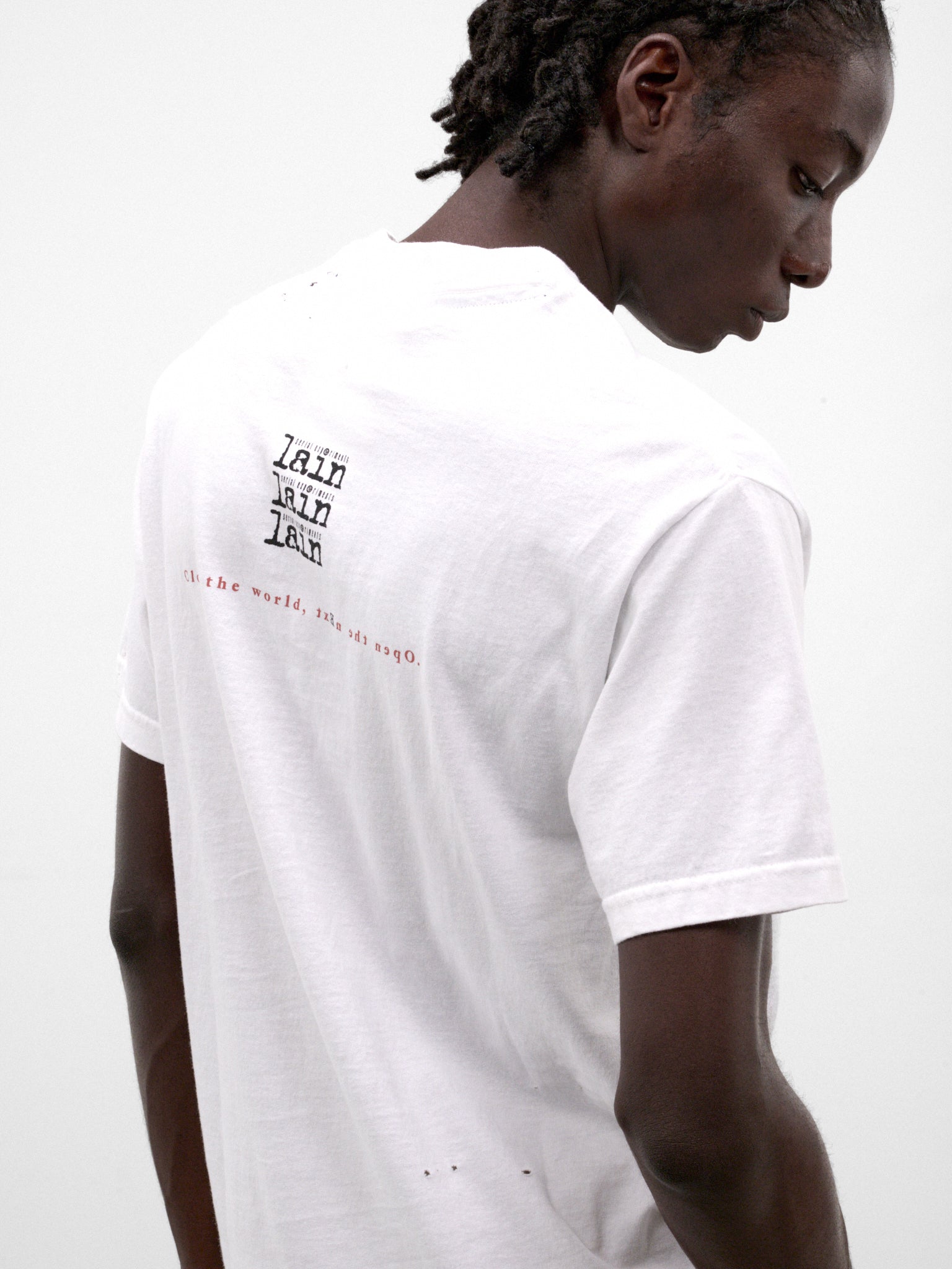 White SEV vs Lain Tee (CT-SV-NRA-1012-WHITE)
