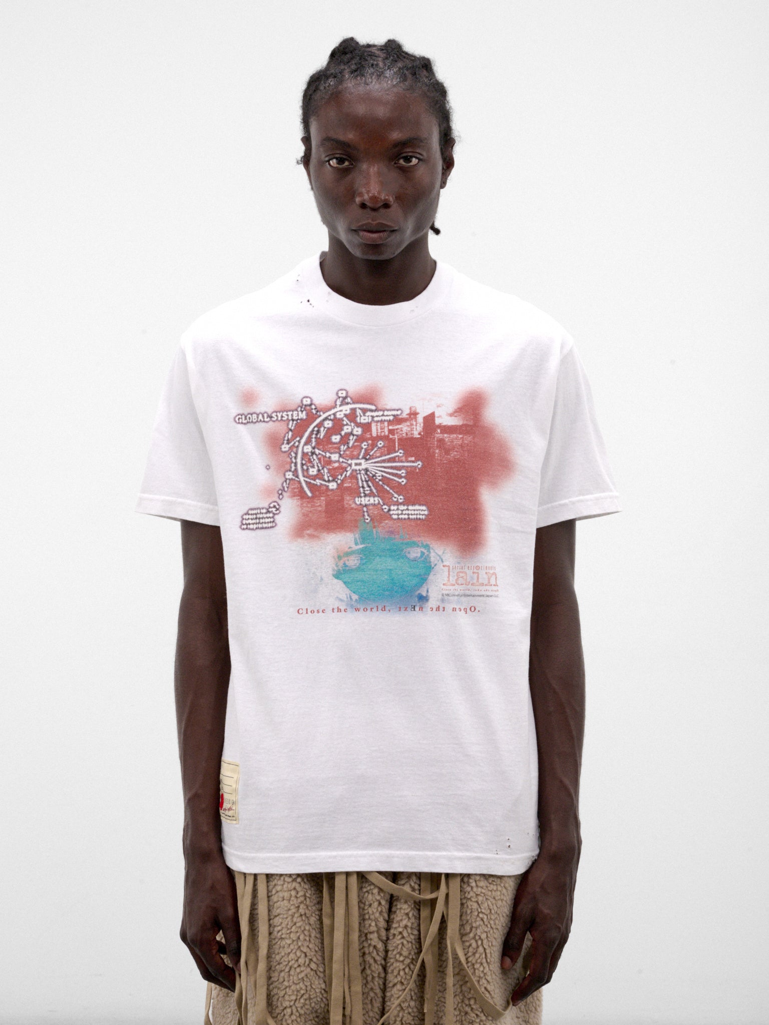 White SEV vs Lain Tee (CT-SV-NRA-1012-WHITE)