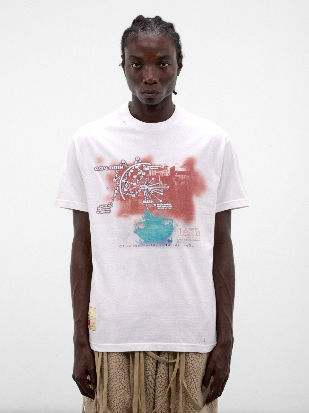 White SEV vs Lain Tee (CT-SV-NRA-1012-WHITE)