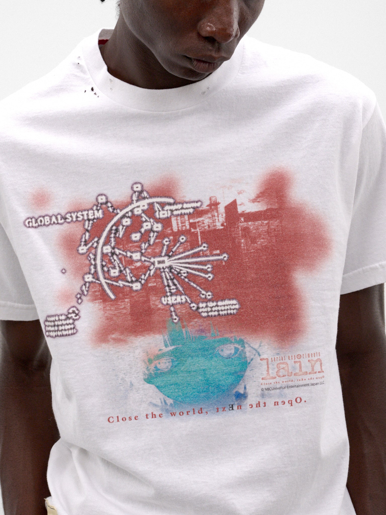 White SEV vs Lain Tee (CT-SV-NRA-1012-WHITE)