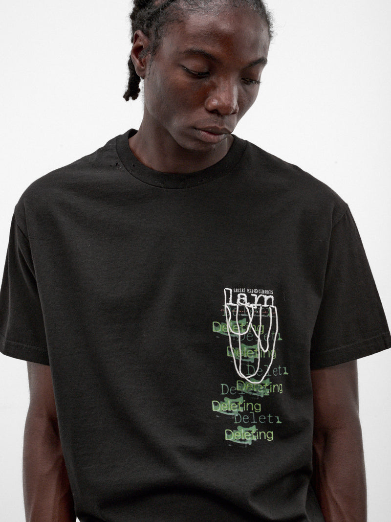 Black SEV vs Lain Tee (CT-SV-NRA-1013-BLACK)