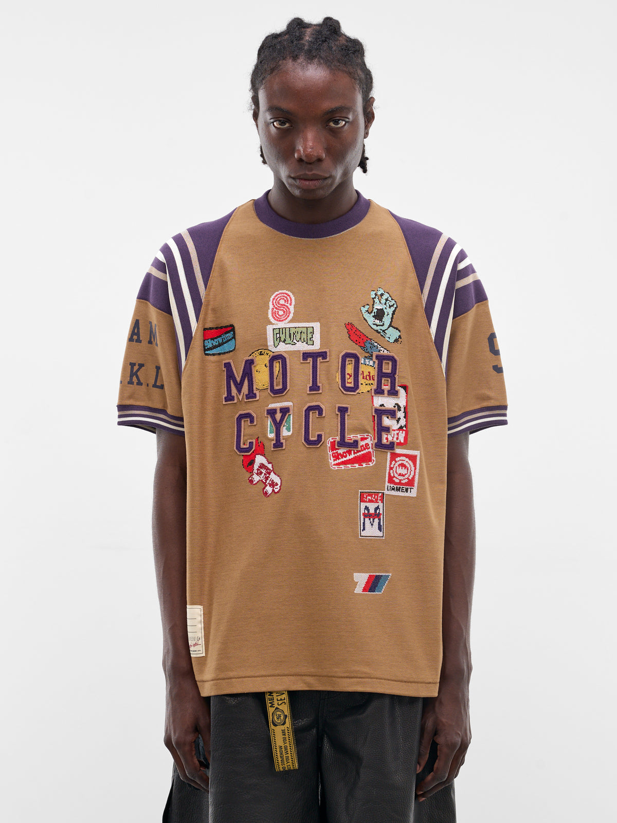 Beige Motorcycle Memories Practice Tee (CT-SV-NRS-1001-BEIGE)