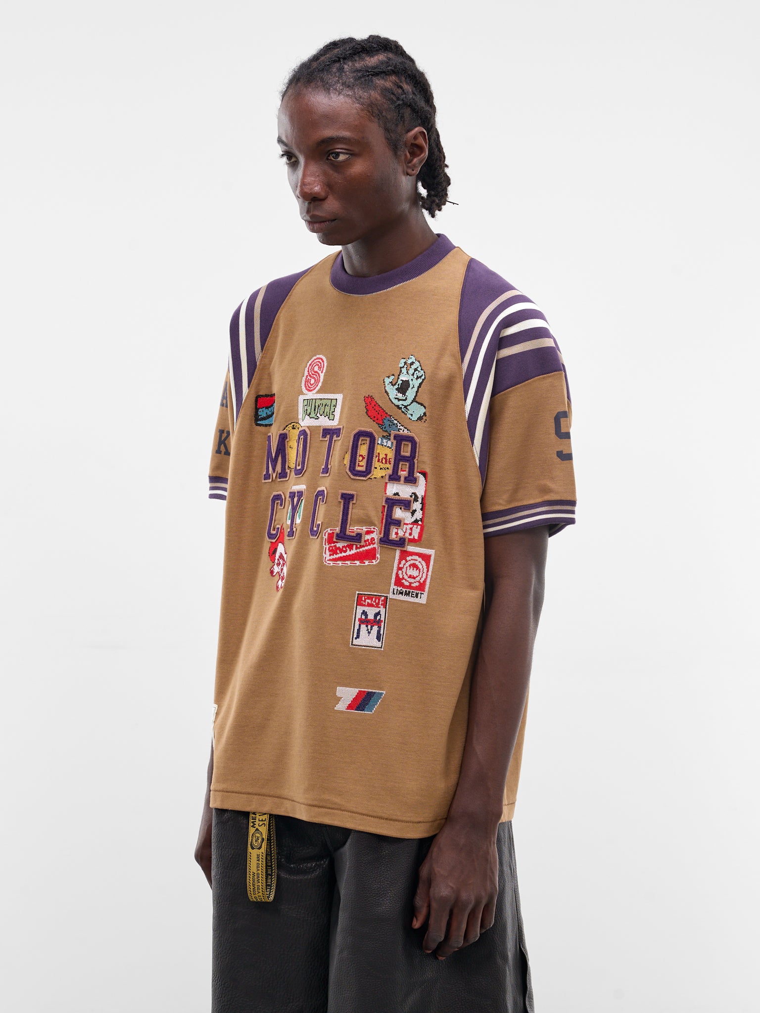 Beige Motorcycle Memories Practice Tee (CT-SV-NRS-1001-BEIGE)