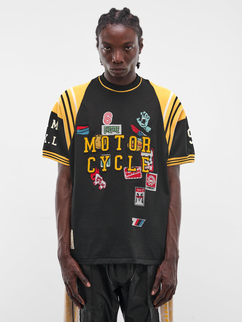 Black Motorcycle Memories Practice Tee (CT-SV-NRS-1001-BLACK)