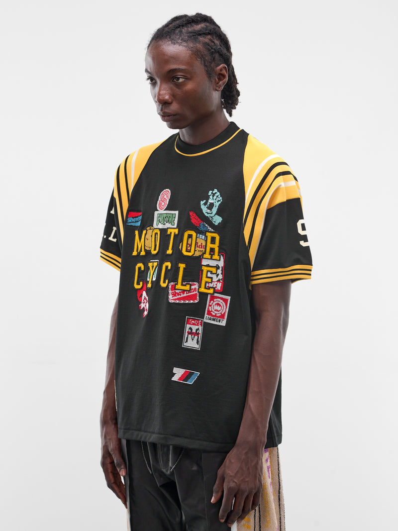 Black Motorcycle Memories Practice Tee (CT-SV-NRS-1001-BLACK)