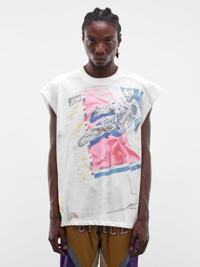 Trompe L'oeil Vintage Graphic Tee (CT-SV-NRS-1009-WHITE)