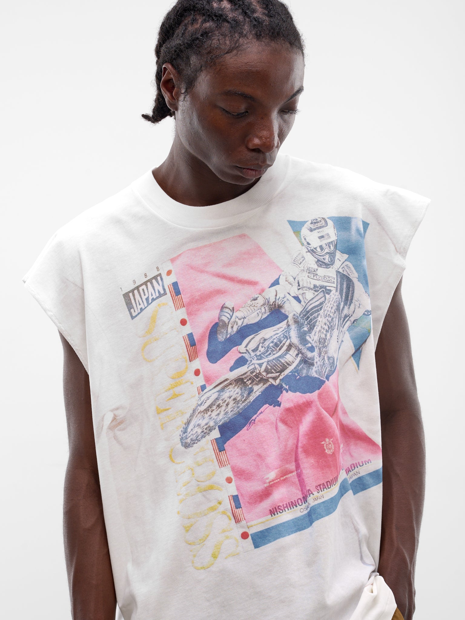 Trompe L'oeil Vintage Graphic Tee (CT-SV-NRS-1009-WHITE)