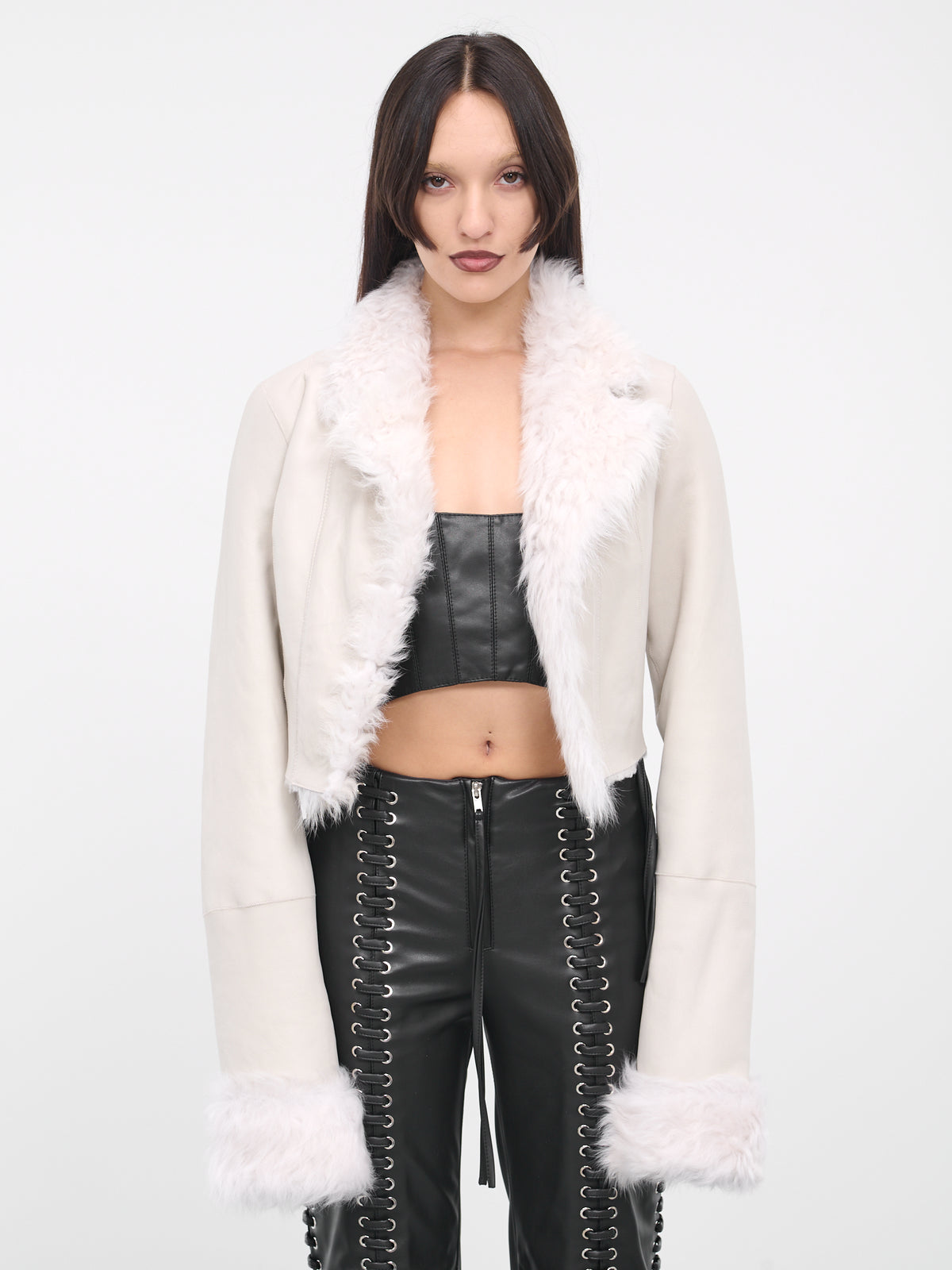 Shearling Jacket (CT002USH-CREAM)