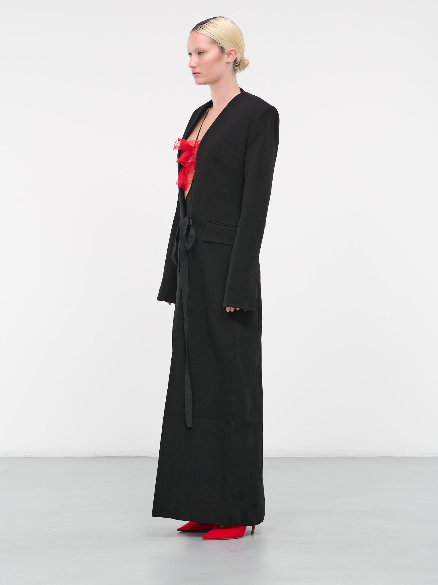 Tailored Maxi Coat (CT004-BLACK)