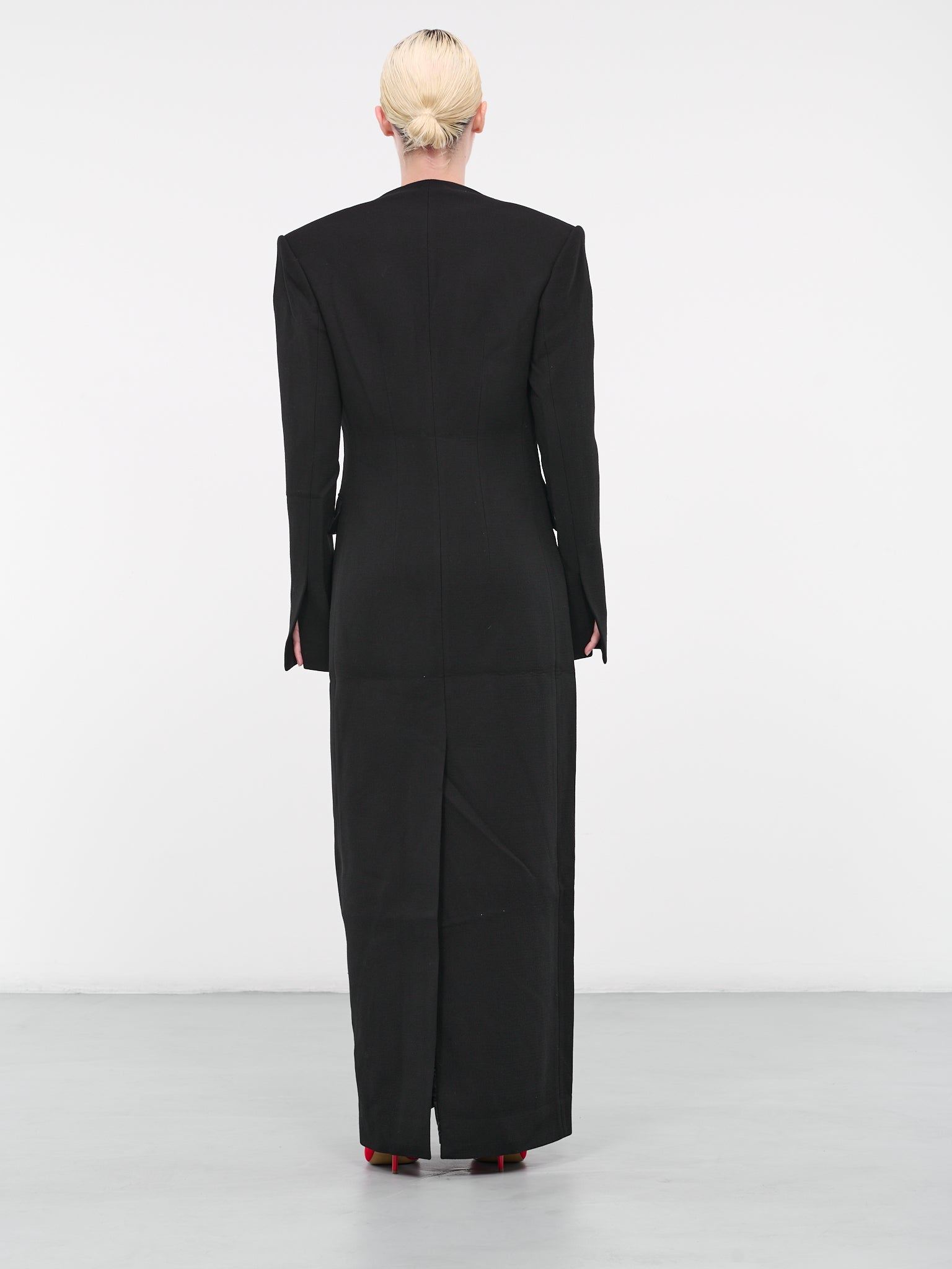 Tailored Maxi Coat (CT004-BLACK)