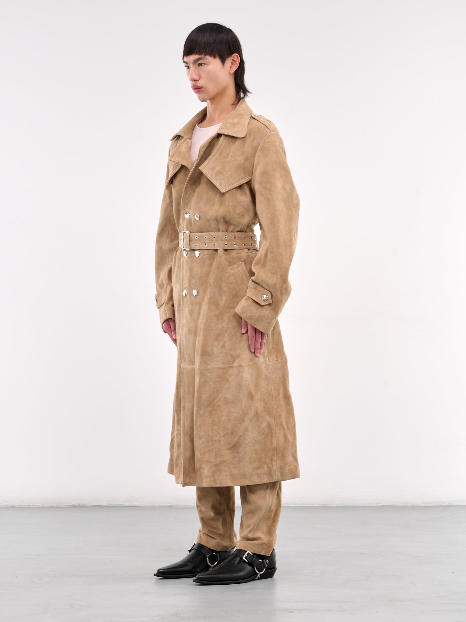 Amanda Suede Trench Coat (CT006-W-SUE-BEIGE)