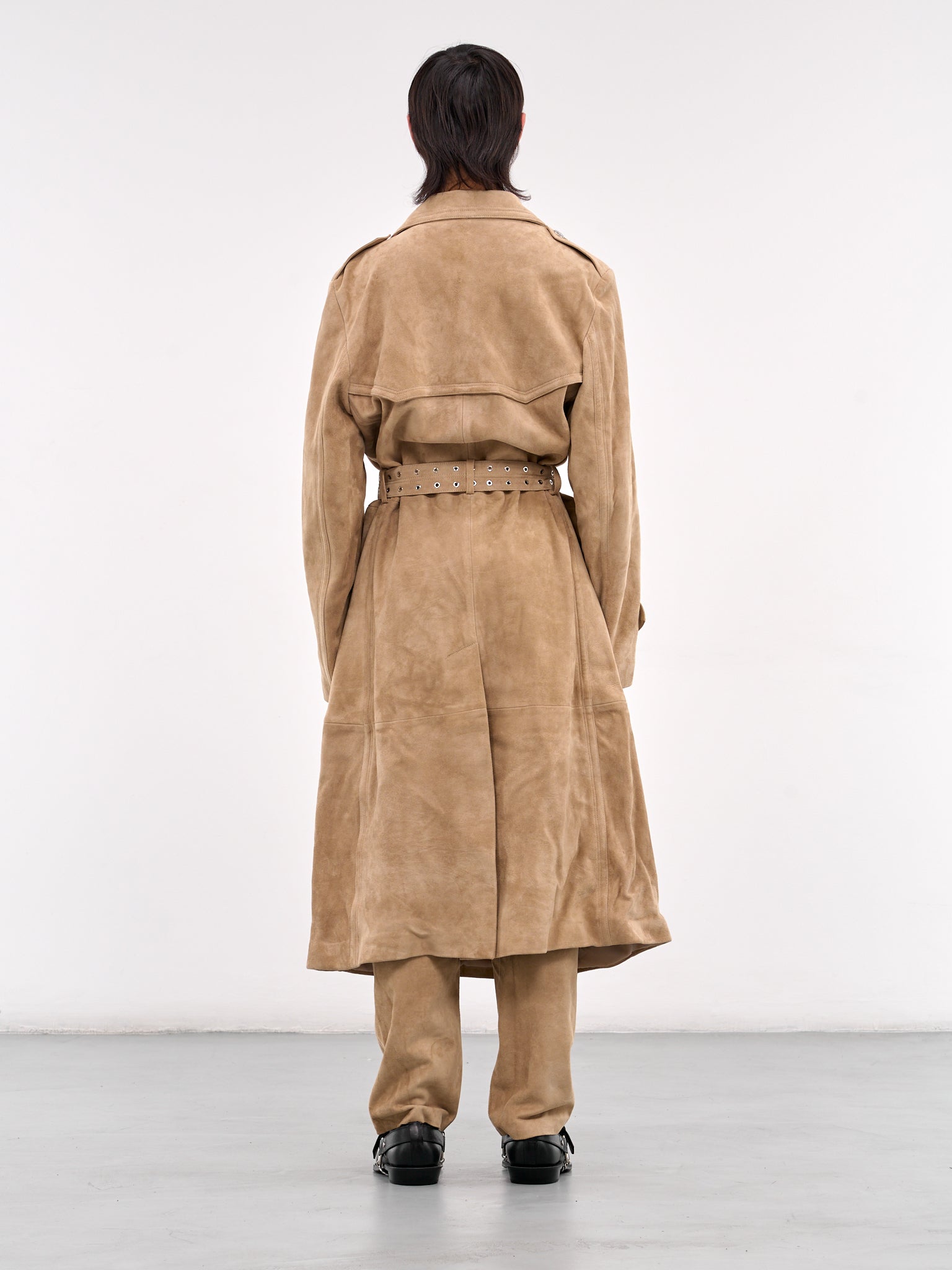 Amanda Suede Trench Coat (CT006-W-SUE-BEIGE)