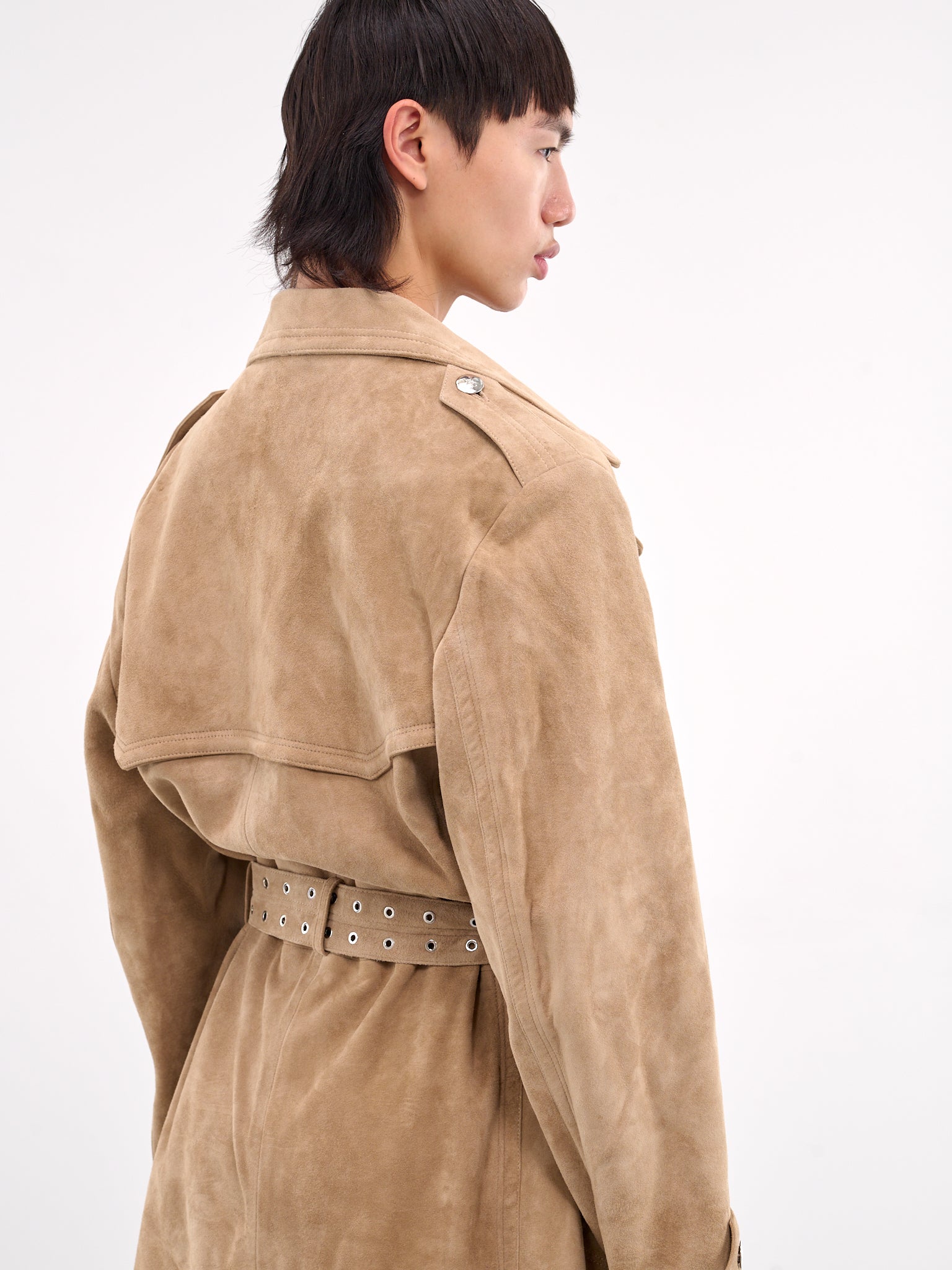 Amanda Suede Trench Coat (CT006-W-SUE-BEIGE)