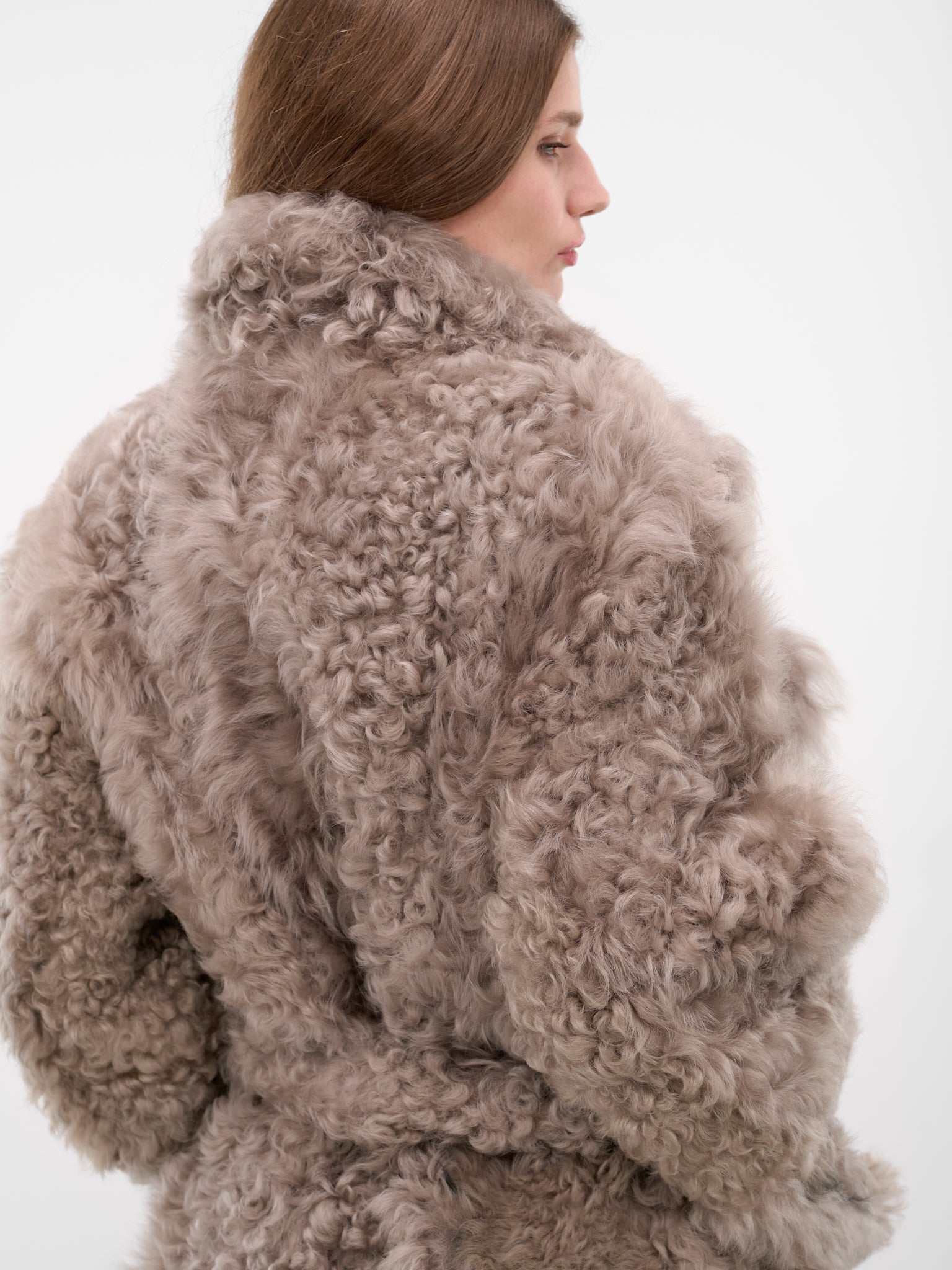 Pearl Oversized Shearling Coat (CT014-W-SHEARLING-PEARL)