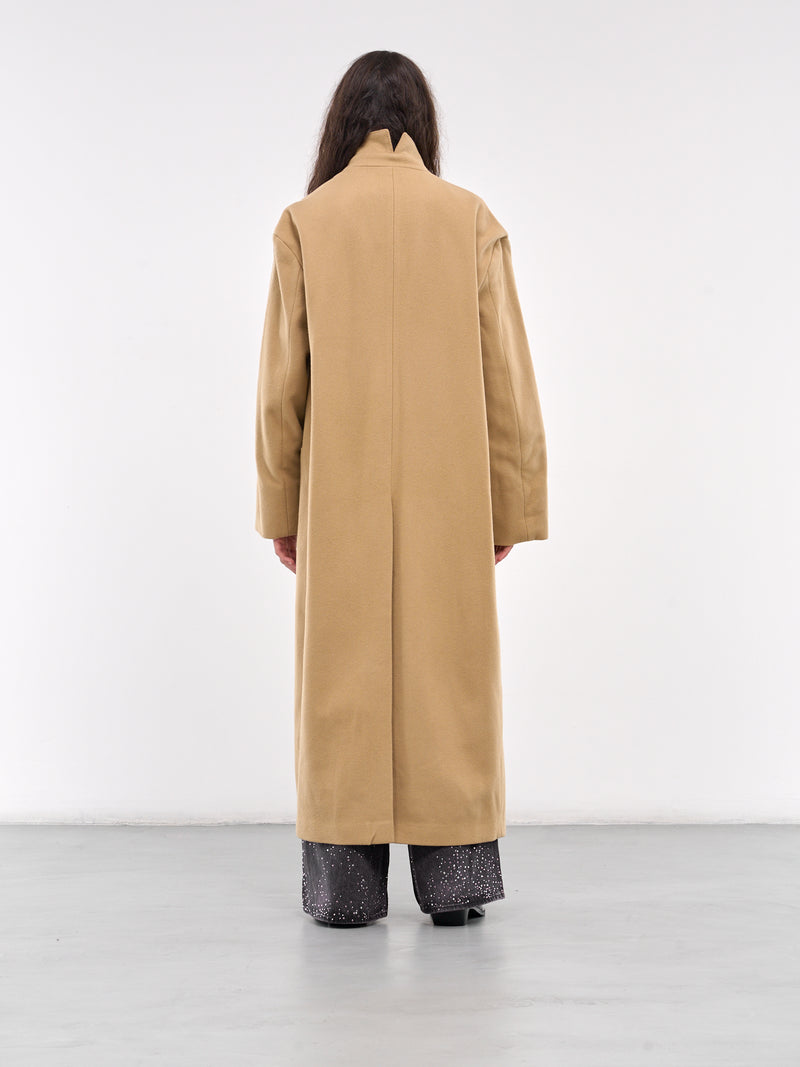 Double-Breasted Coat (CT0224-CAMEL)