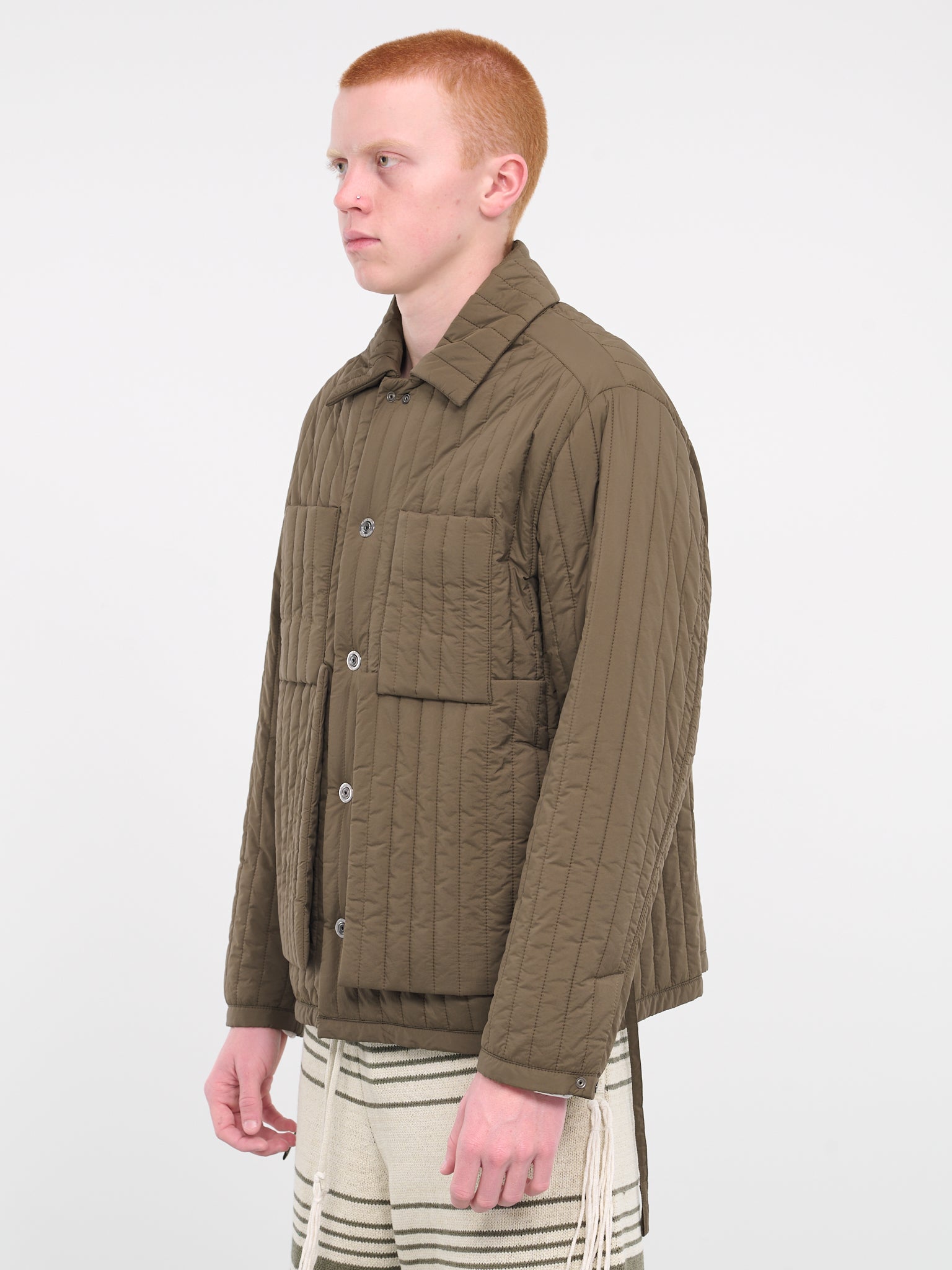 Quilted Workwear Jacket (CWOJKT01-BROWN)