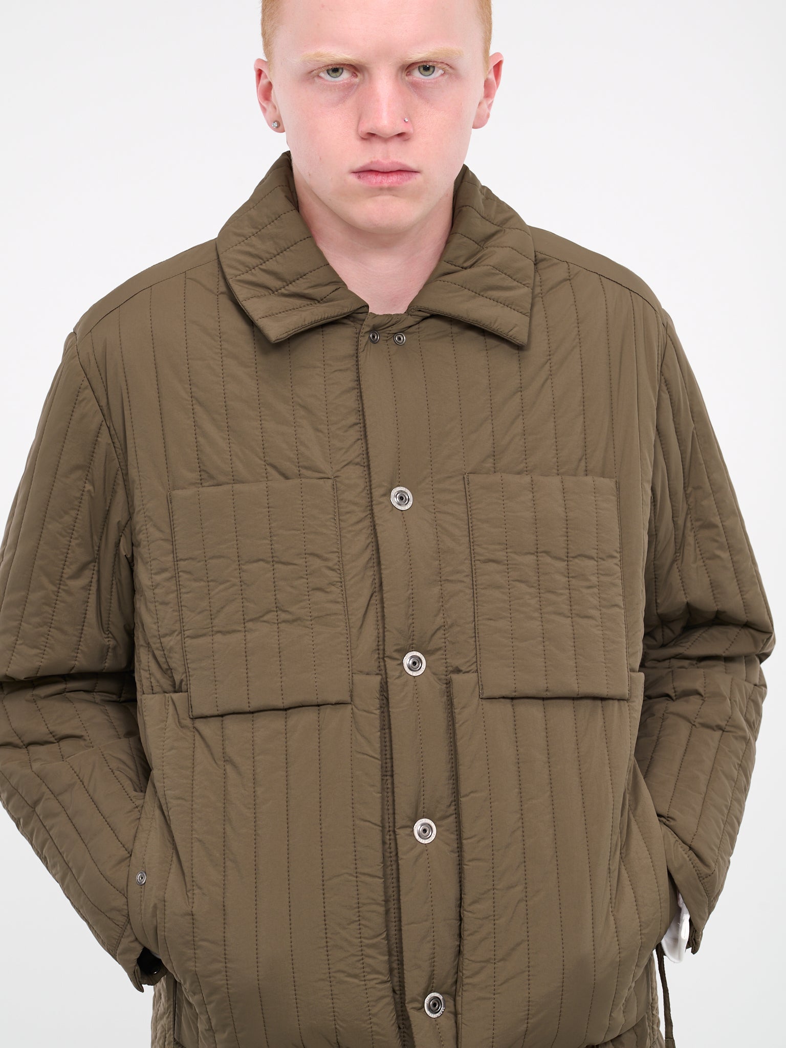 Quilted Workwear Jacket (CWOJKT01-BROWN)