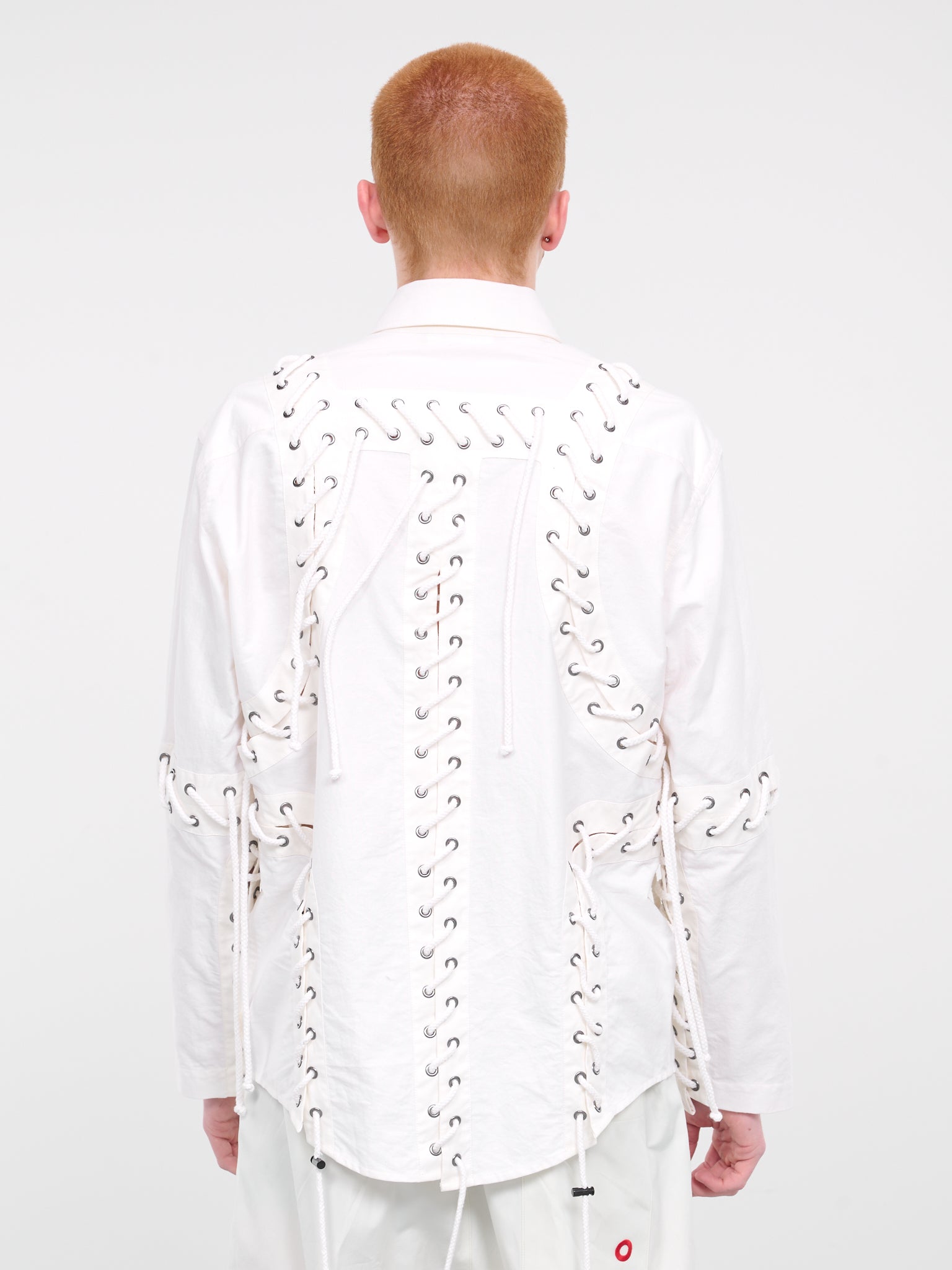 Deconstructed Laced Shirt (CWOSHI46-WHITE)
