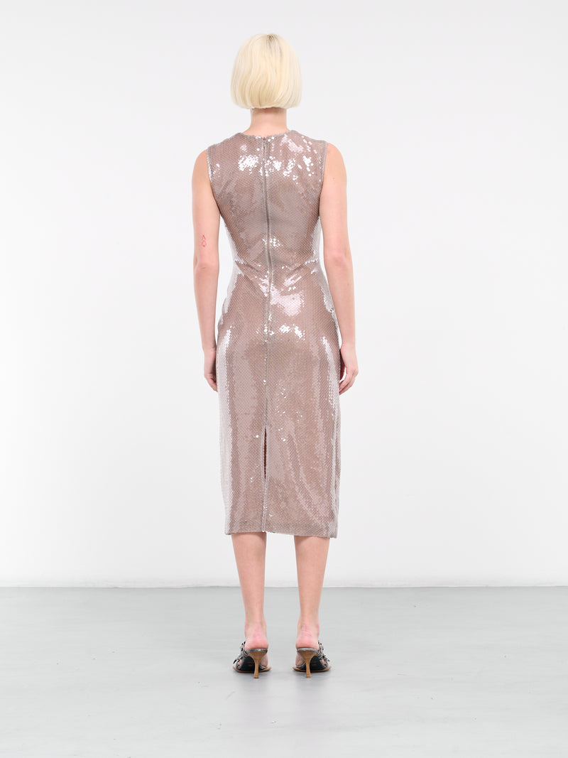 Aveo Midi Dress (D-375-BLUE-PRINT-FOG)