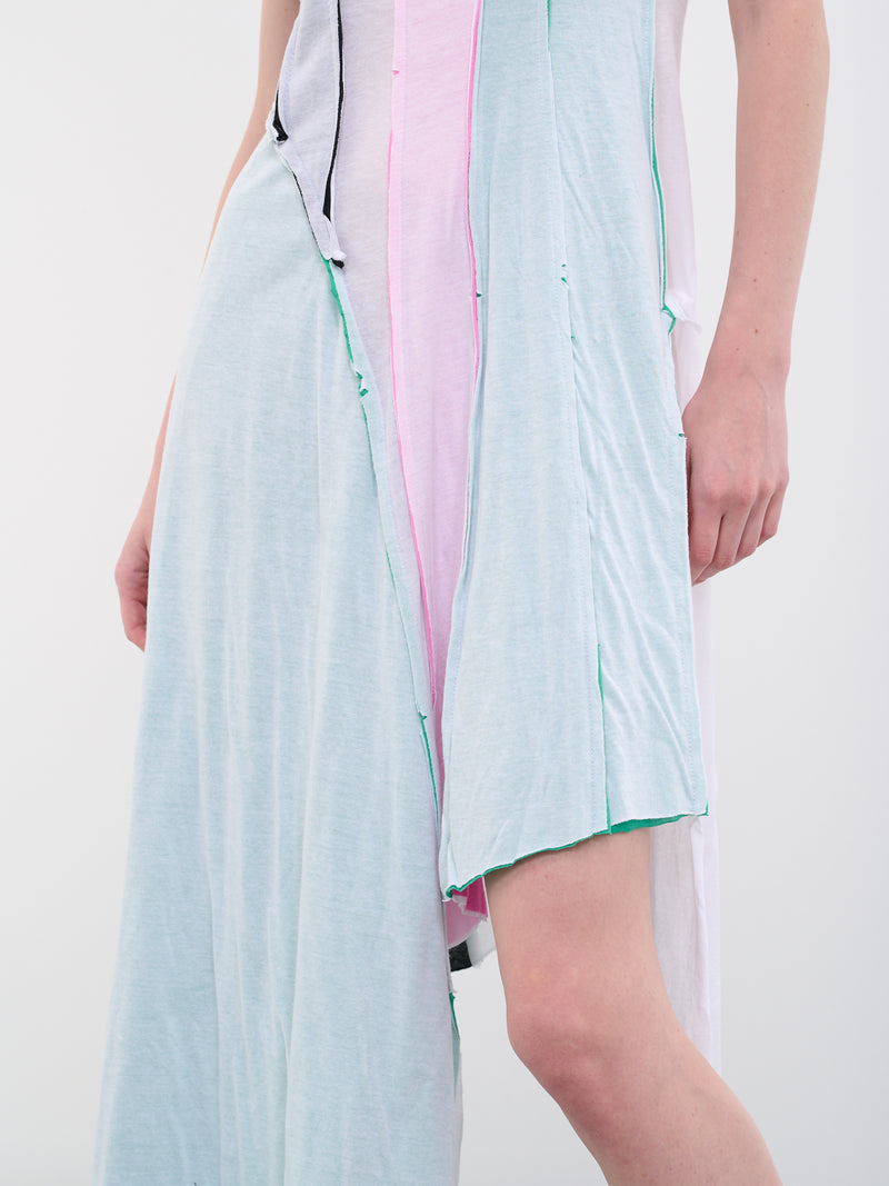 Ruched Midi Dress (D01A-MULTI)