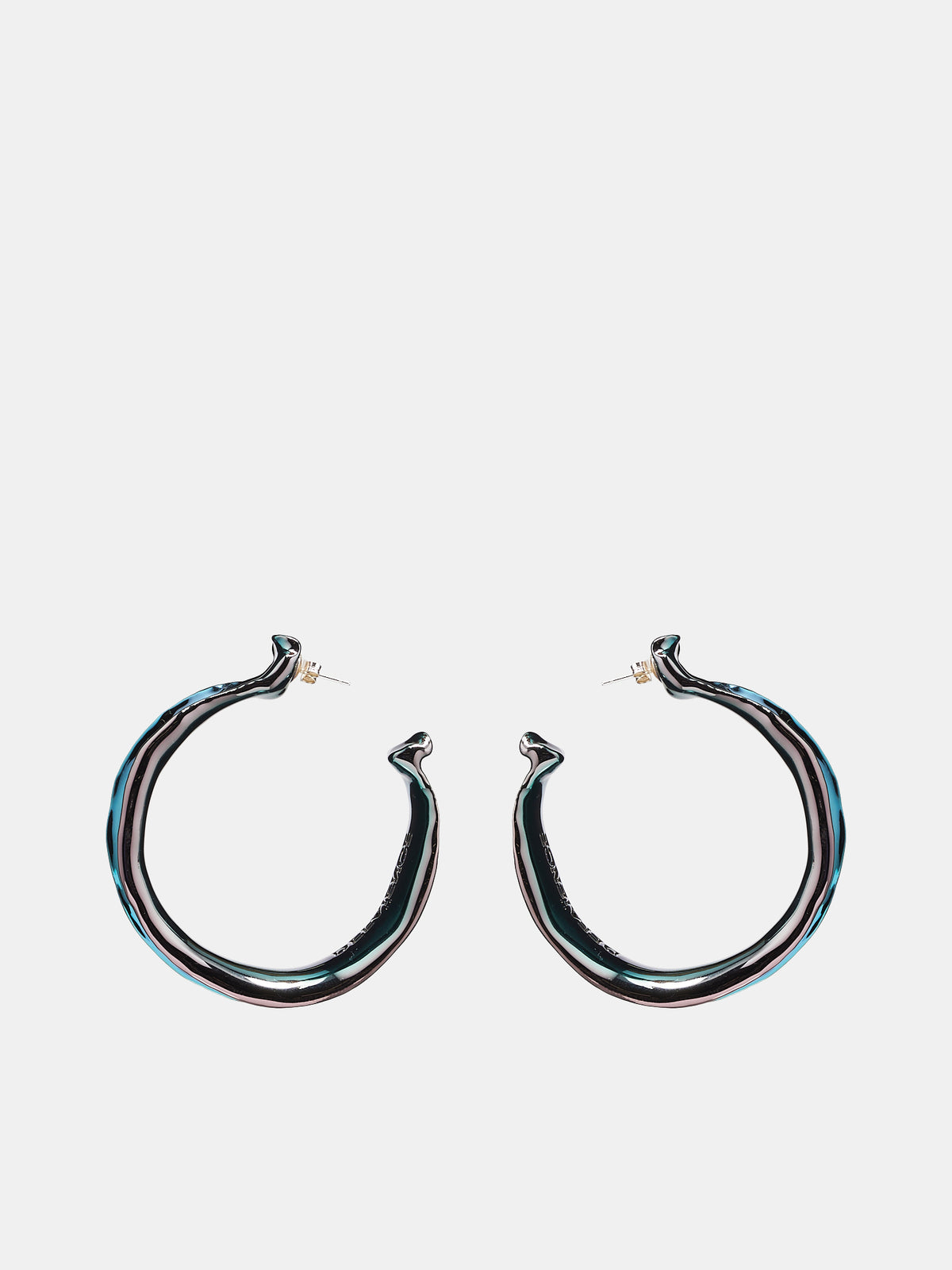 Faïnce Creole Hoops (D043DLC-T-TITANIUM)