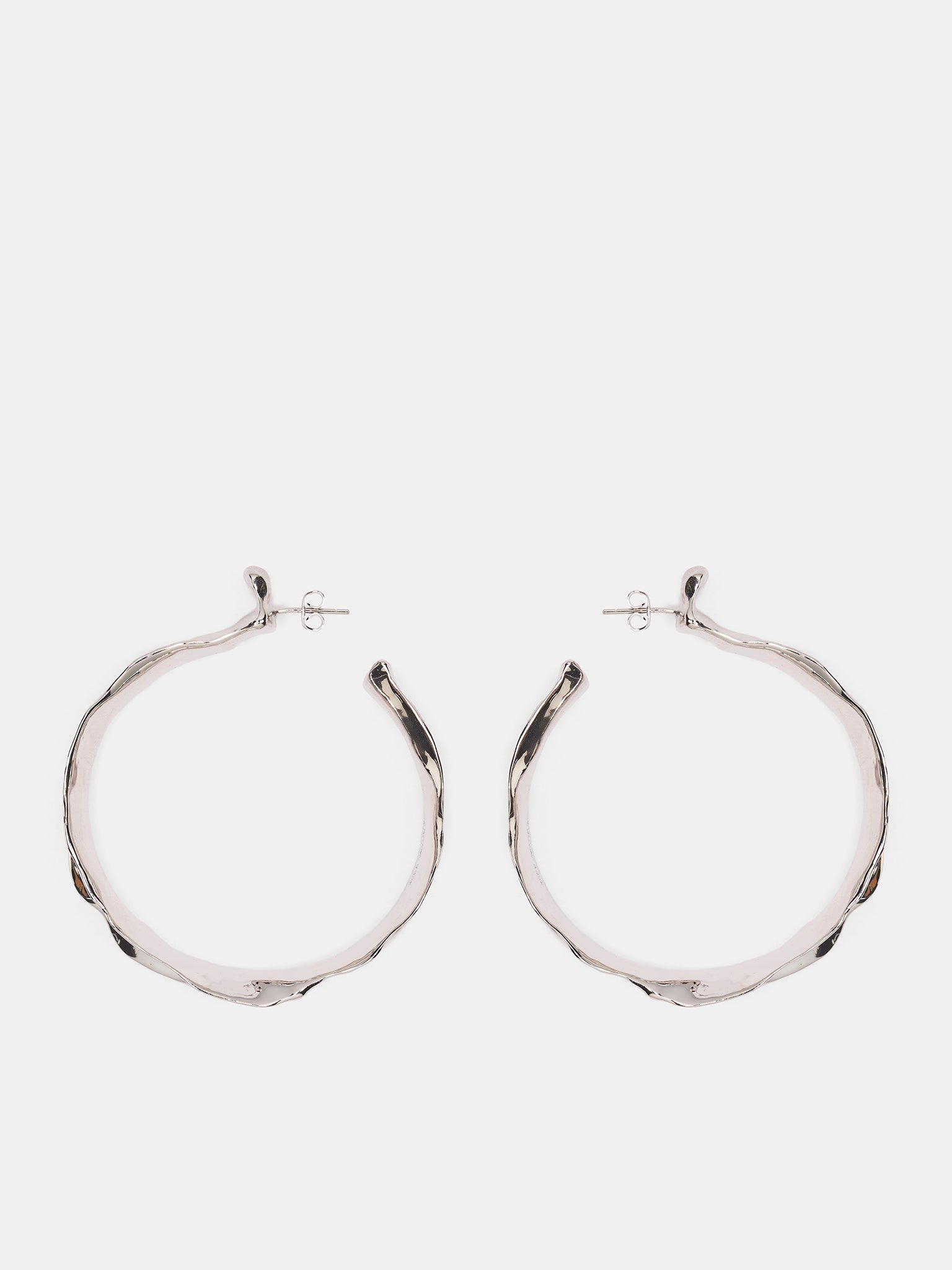 Sterling Silver Daimon Hoops (D05-S-DAIMON-HOOPS-SILVER)