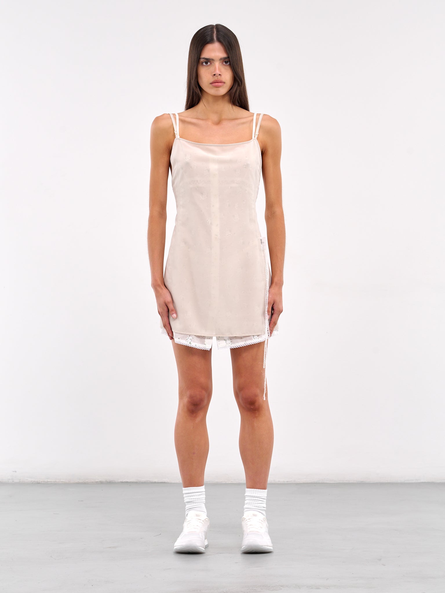 HYEIN SEO | H.Lorenzo|Double Layered Slip Dress (D4FG-FOG-GREEN), 1 / GREEN HYEIN SEO | H.Lorenzo|Double Layered Slip Dress (D4FG-FOG-GREEN), 1 / GREEN