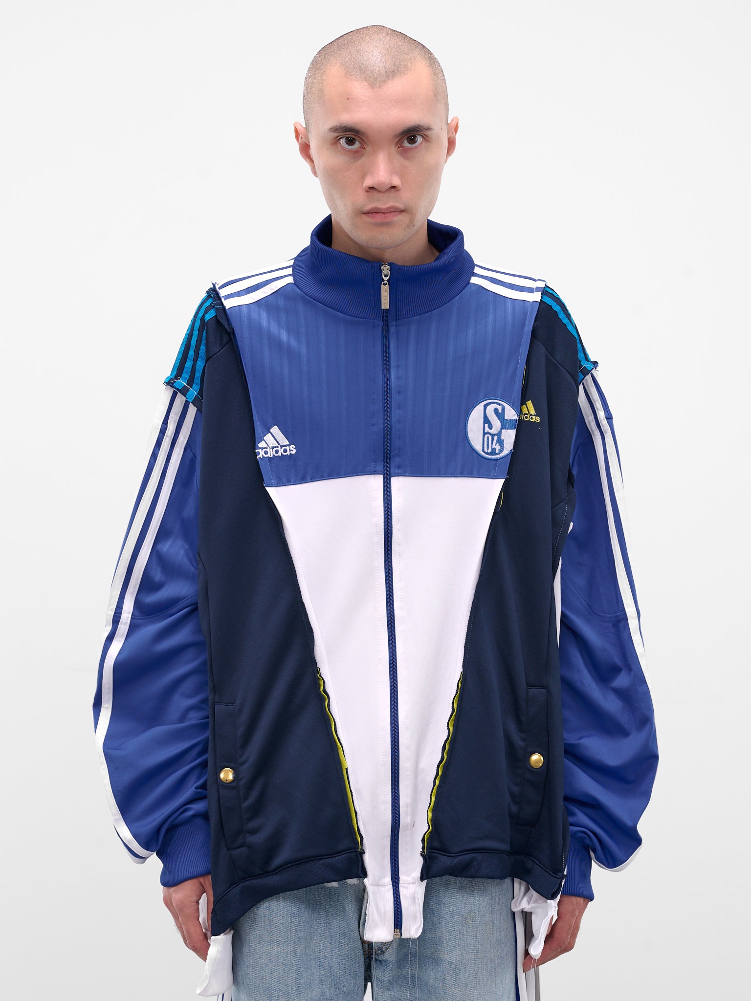 Patchwork Deconstructed Track Jacket (DC-NS-BL-02-MULTI)