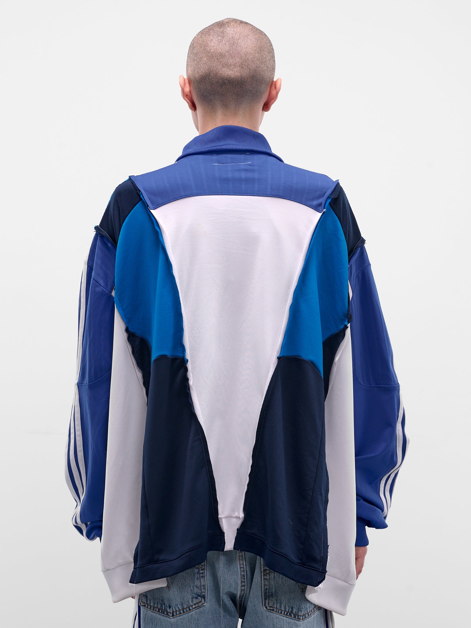 Patchwork Deconstructed Track Jacket (DC-NS-BL-02-MULTI)