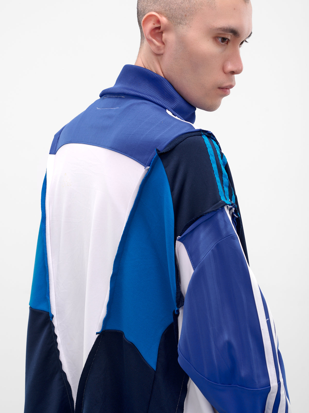 Patchwork Deconstructed Track Jacket (DC-NS-BL-02-MULTI)