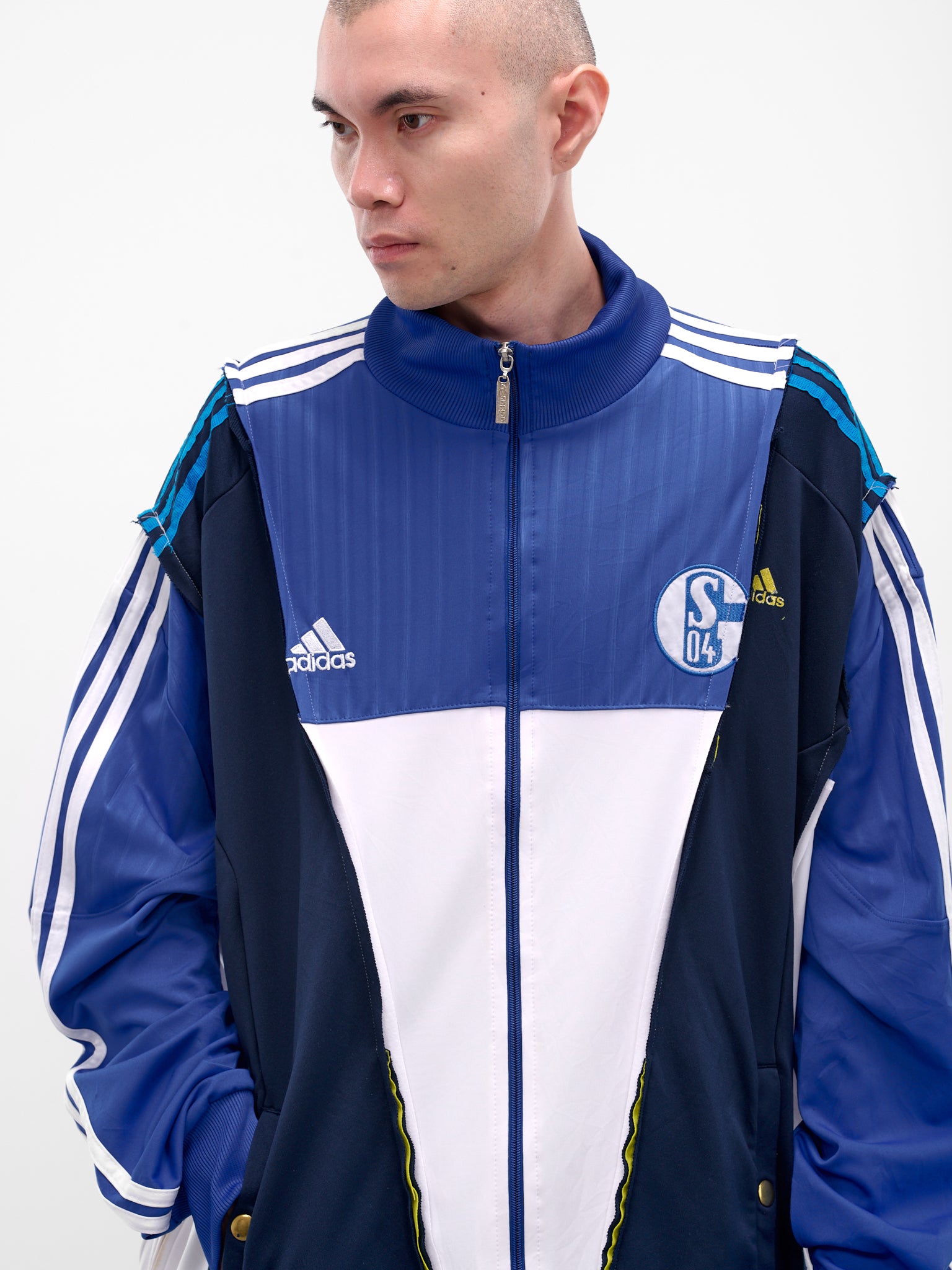 Patchwork Deconstructed Track Jacket (DC-NS-BL-02-MULTI)