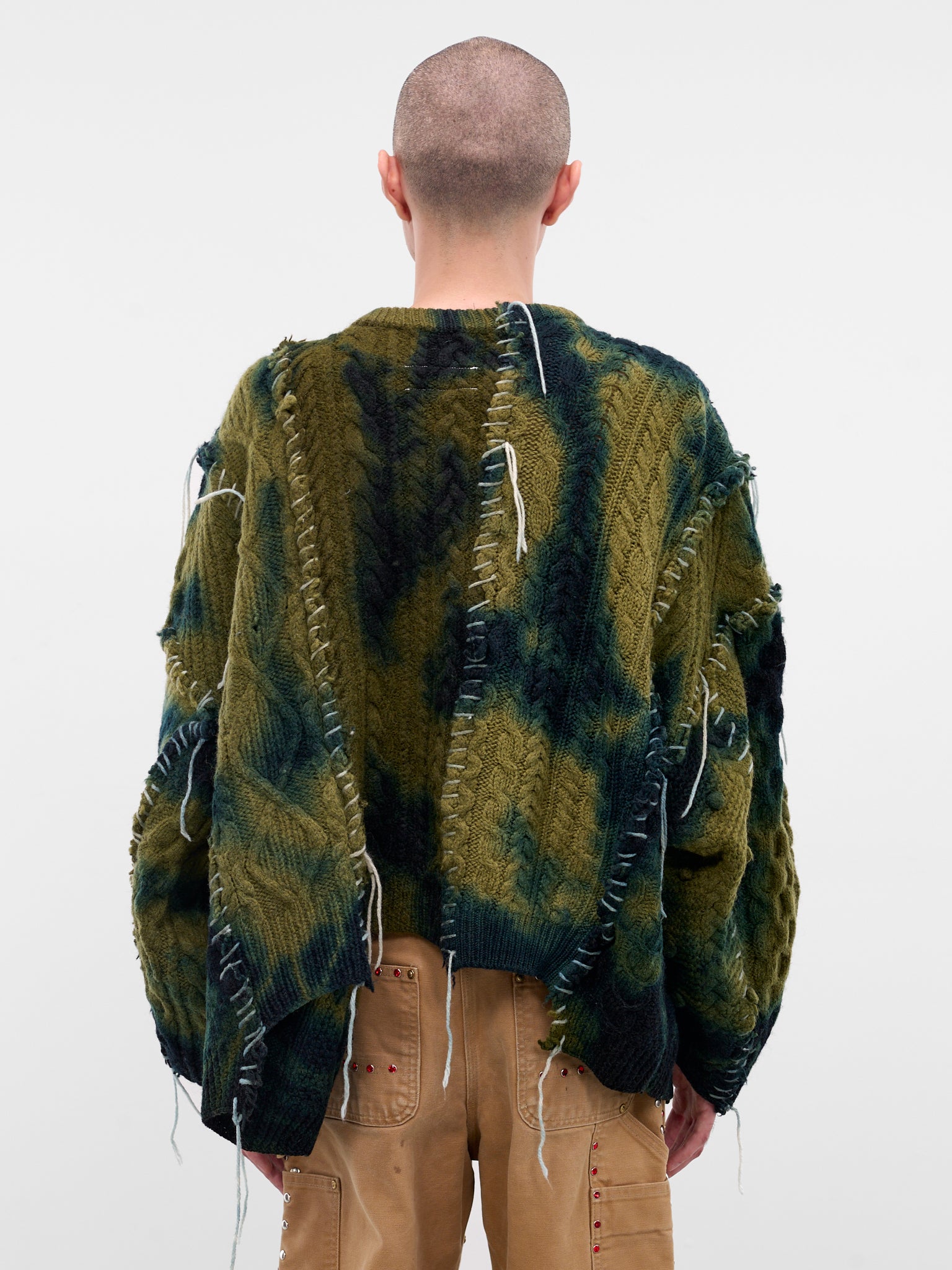 Deconstructed Tie-Dye Knit Sweater (DC-NS-KN-09-NOON)