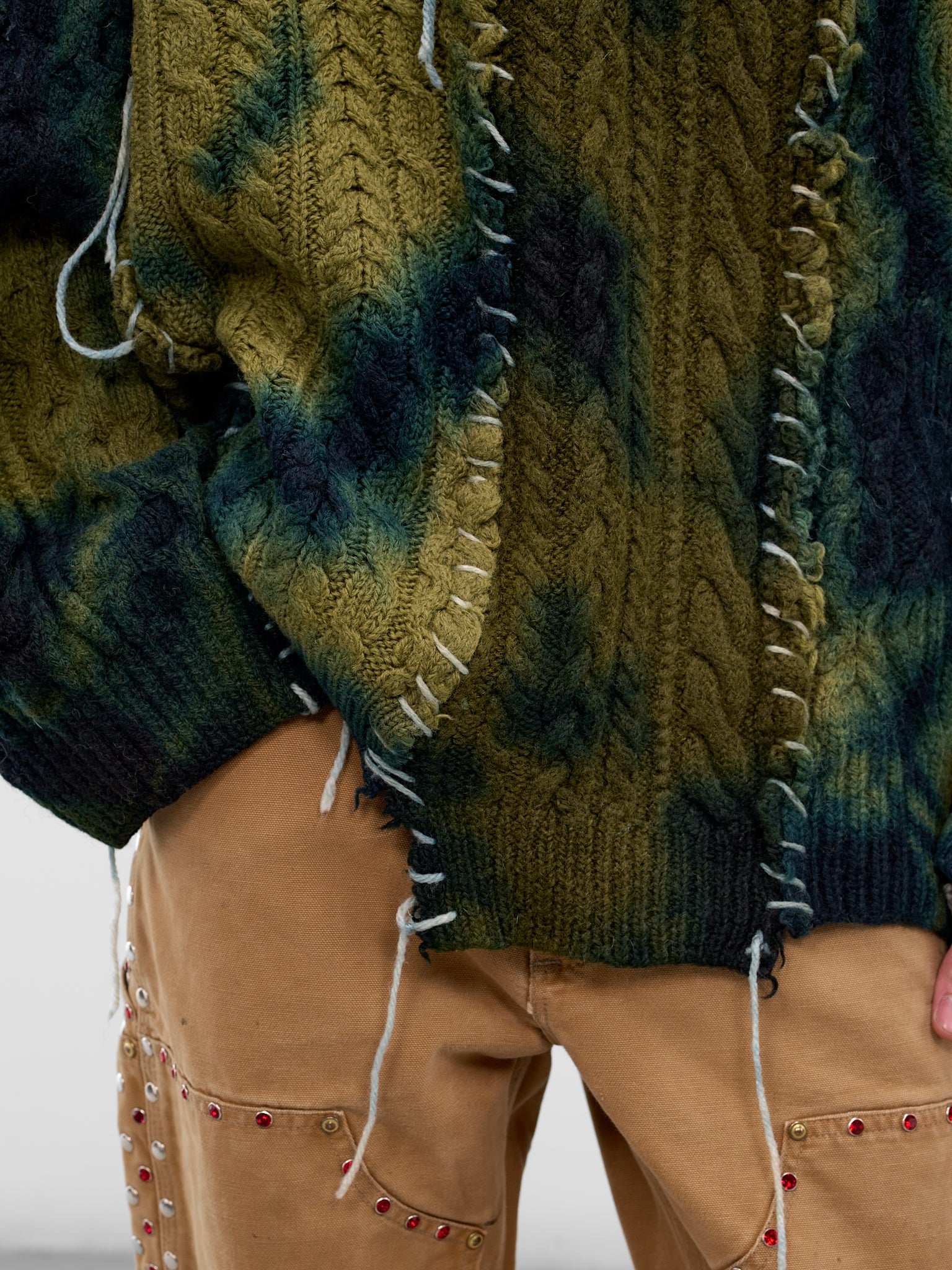 Deconstructed Tie-Dye Knit Sweater (DC-NS-KN-09-NOON)