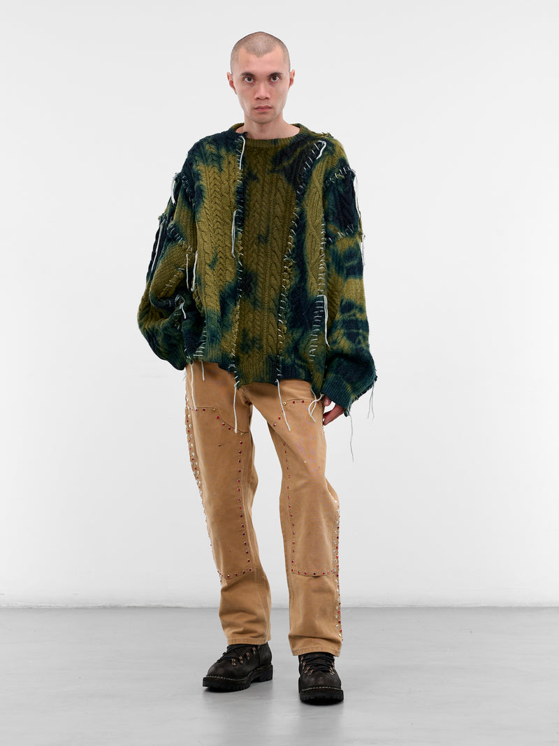 Deconstructed Tie-Dye Knit Sweater (DC-NS-KN-09-NOON)