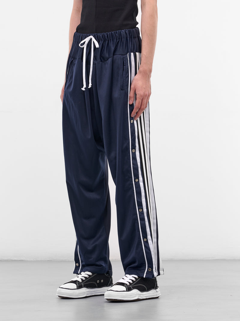 Black Deconstructed Track Pants (DC-NS-PT-10-MULTI)