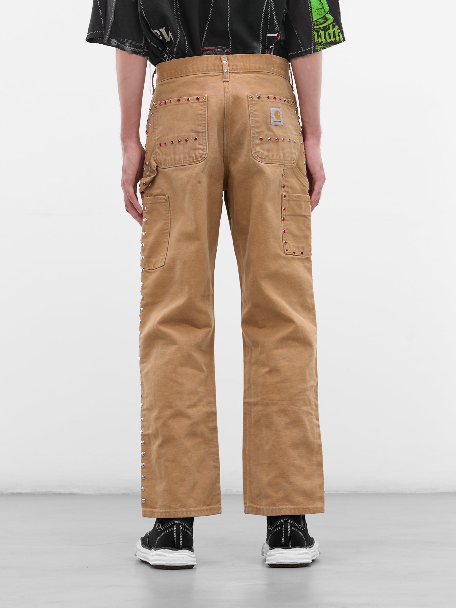Beige Upcycled Canvas Work Pants (DC-NS-PT-40-BEIGE)